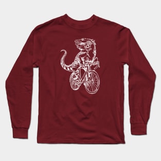 SEEMBO Iguana Cycling Bicycle Bicycling Cyclist Biking Bike Long Sleeve T-Shirt